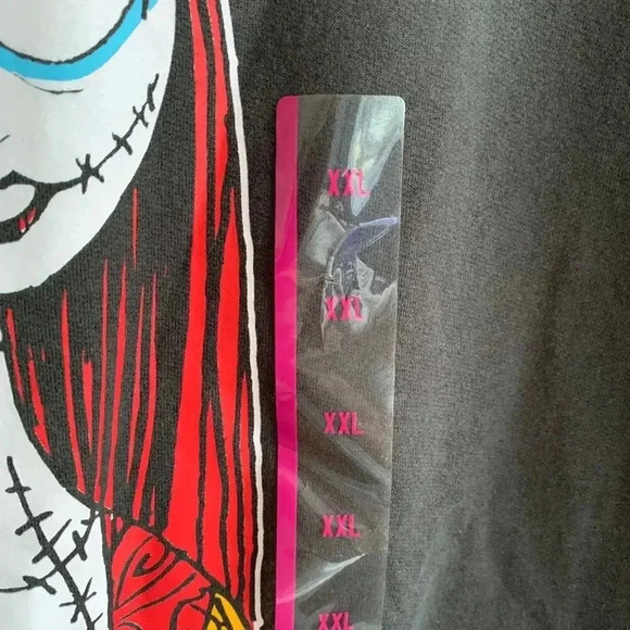 Disney Nightmare Before Christmas Sally Sweatshirt Dark Gray Halloween Size  2XL - Picture 3 of 6